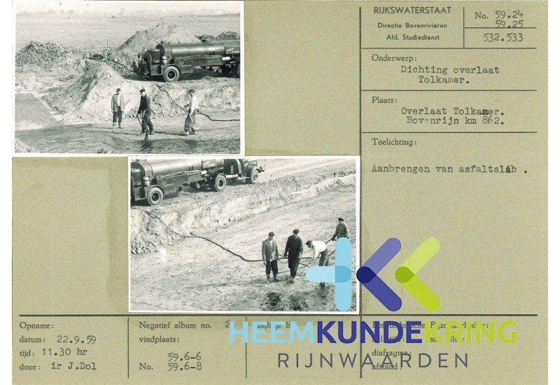 Dichting overlaat Tolkamer 1959 F000002